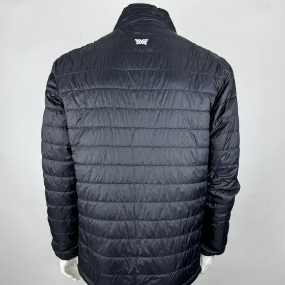 Independent Trading Company Puffer Jacket Mens XL EUC Lightweight Full Zip Black - Picture 3 of 16